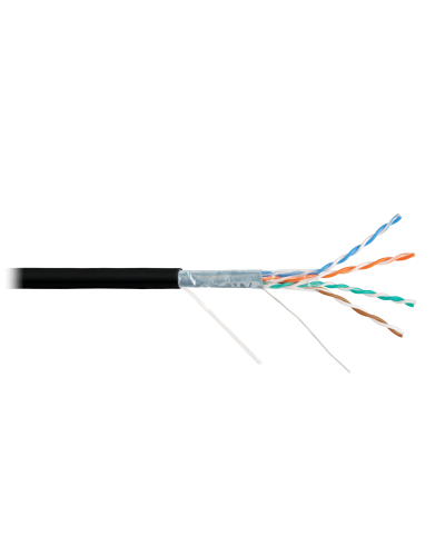 F/UTP 4pair, Cat5e, Solid, In/Out, нг(А)-HF (NMC 9200C-BK). Кабель «витая пара» (LAN) для структурированных систем связи. NIKOMAX в Реутове
