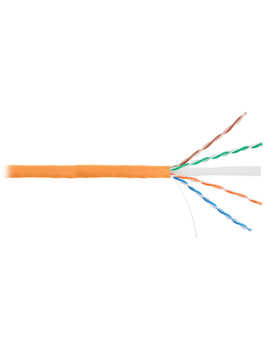 U/UTP 4pair, Cat6, Solid, In, нг(А)-HF (NMC 9140C-OR). Кабель «витая пара» (LAN) для структурированных систем связи. NIKOMAX в Реутове