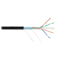 F/UTP 4pair, Cat6a, Solid, Out, PVC (NMC 4255B-BK). Кабель «витая пара» (LAN) для структурированных систем связи. NIKOMAX