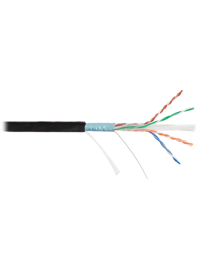 F/UTP 4pair, Cat6a, Solid, Out, PVC (NMC 4255B-BK). Кабель «витая пара» (LAN) для структурированных систем связи. NIKOMAX в Реутове