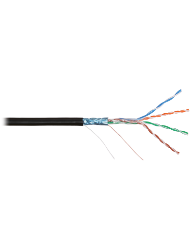 F/UTP 4pair, Cat5e, Solid, In/Out, нг(А)-HF (NMC 4200C-BK). Кабель «витая пара» (LAN) для структурированных систем связи. NIKOMAX в Реутове