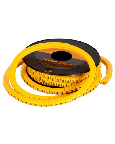 NMC-CMR-8-YL-500 (500шт). Маркер кабельный. NIKOMAX в Реутове