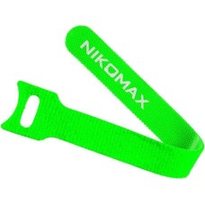 NMC-CTV240-16-SB-GN-10 (10шт). Стяжка-липучка с мягкой пряжкой. NIKOMAX