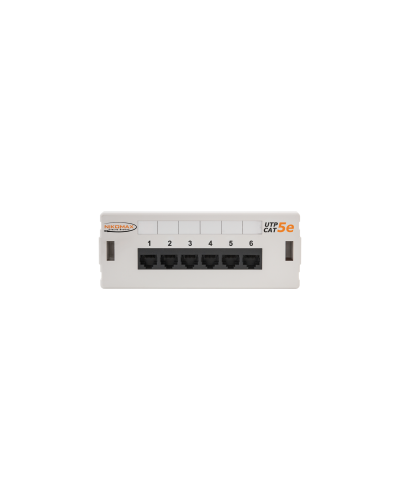 NMC-WP06UD2-GY. Патч-панель настенная 6 портов, Кат.5е. NIKOMAX в Реутове
