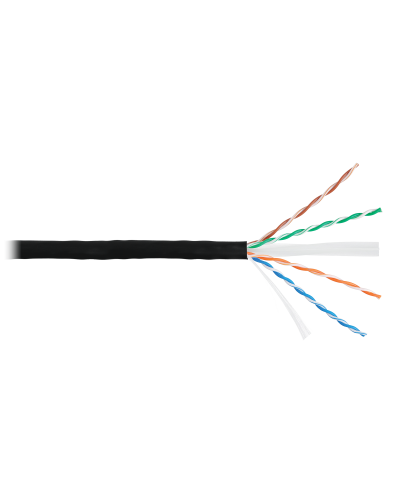 U/UTP 4pair, Cat6, Solid, Out, PVC (NMC 4140B-BK). Кабель «витая пара» (LAN) для структурированных систем связи. NIKOMAX в Реутове