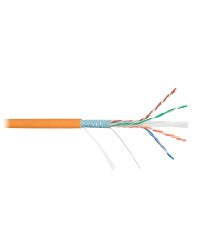 F/UTP 4pair, Cat6a, Solid, In, нг(А)-HF (NMC 4255C-OR). Кабель «витая пара» (LAN) для структурированных систем связи. NIKOMAX в Реутове