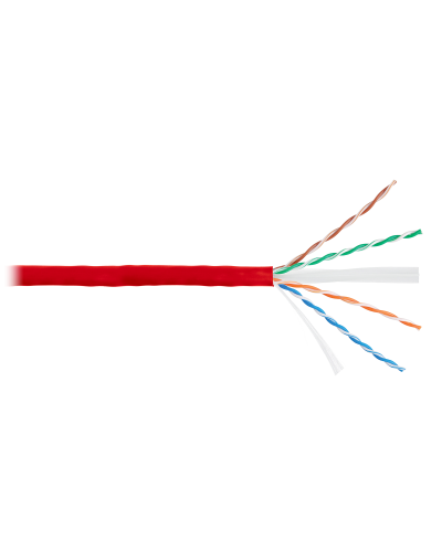 U/UTP 4pair, Cat6, Solid, In, нг(А)-HF (NMC 4140C-RD). Кабель «витая пара» (LAN) для структурированных систем связи. NIKOMAX в Реутове