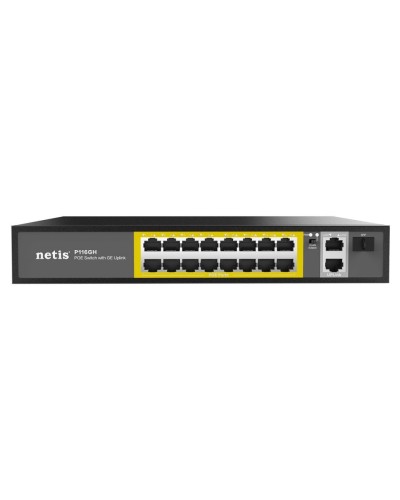 Netis P116GH. Коммутатор сетевой PoE неуправляемый. Netis в Реутове