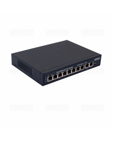 SW-21000(120W). Коммутатор 10-портовый  Fast Ethernet с PoE. OSNOVO в Реутове