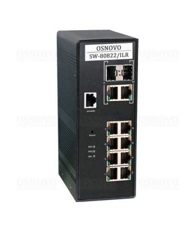 SW-80822/ILR. Коммутатор 10-портовый Gigabit Ethernet с PoE. OSNOVO в Реутове