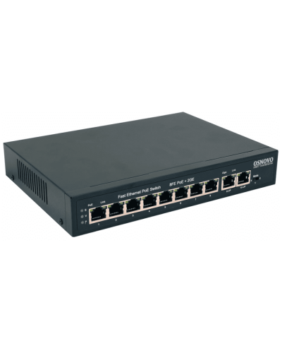 SW-20820(120W). Коммутатор 10-портовый  Gigabit Ethernet с PoE. OSNOVO в Реутове