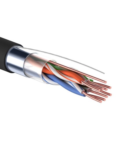F/UTP 4PR 24AWG, CAT5e. OUTDOOR, 305м. PROconnect (01-0154). Кабель «витая пара» (LAN) для структурированных систем связи. PROCONNECT в Реутове