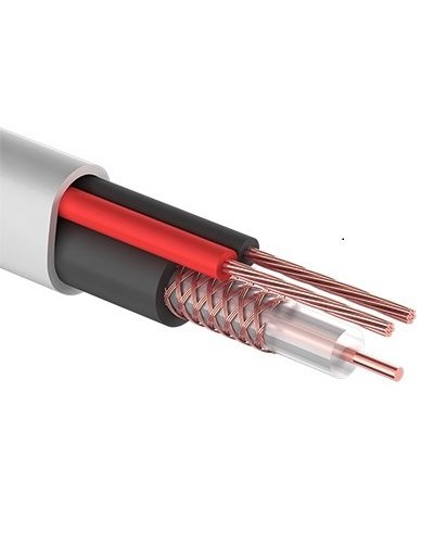 КВК-В-2+2x0,50 мм² (Cu/Cu) белый PROconnect (01-4213). Кабель комбинированный для систем видеонаблюдения. PROCONNECT в Реутове