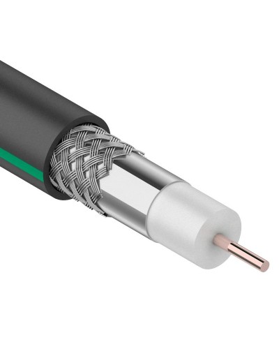 SAT 703 B, Cu/Al/Al, 75%, 75 Ом, 100 м, черный OUTDOOR. PROconnect. (01-2436-1). Кабель коаксиальный радиочастотный. PROCONNECT в Реутове