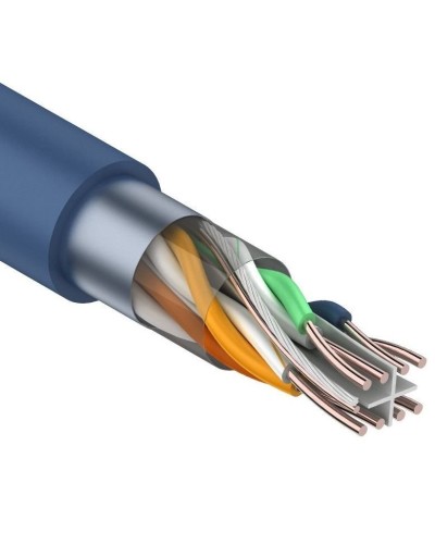 F/UTP, CAT 6, PVC, 4PR, 23AWG, омедненный INDOOR, SOLID, серый, 305м, PROconnect (01-0147-3). Кабель «витая пара» (LAN) для структурированных систем связи. PROCONNECT в Реутове