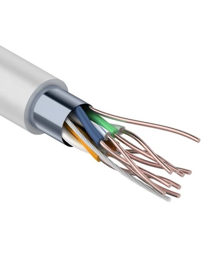 F/UTP Light, CAT 5, PVC, 4PR, 26AWG, INDOOR, SOLID, серый, 305м, PROconnect (01-0148). Кабель «витая пара» (LAN) для структурированных систем связи. PROCONNECT в Реутове