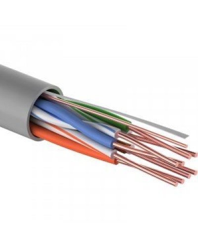 U/UTP Light, CAT 5e, PVC, 4PR, 24AWG, омедненный, серый, 305м, PROconnect (01-0043-2). Кабель «витая пара» (LAN) для структурированных систем связи. PROCONNECT в Реутове