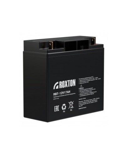 RBT-12V17AH. Аккумулятор герметичный свинцово-кислотный. ROXTON в Реутове