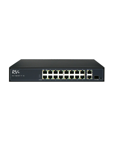 RVi-1NS16F-1T-1C. Коммутатор с питанием по PoE. RVi в Реутове
