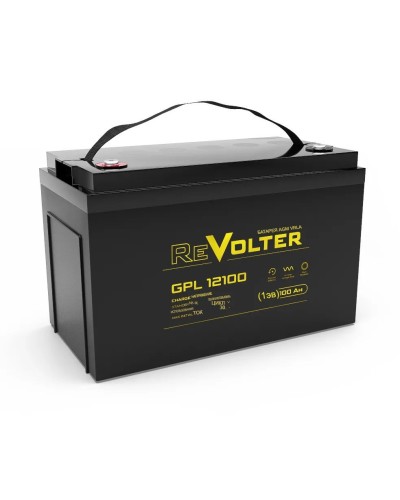 Revolter GPL 12100. Аккумулятор автомобильный герметичный свинцово-кислотный. Revolter в Реутове