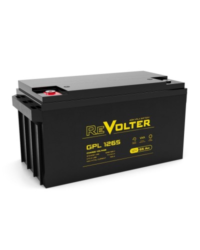Revolter GPL 1265. Аккумулятор автомобильный герметичный свинцово-кислотный. Revolter в Реутове