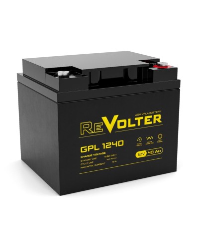 Revolter GPL 1240. Аккумулятор автомобильный герметичный свинцово-кислотный. Revolter в Реутове