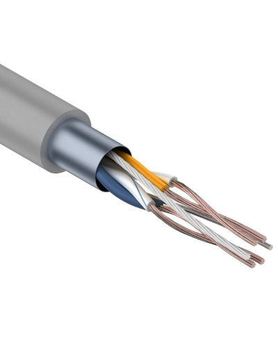 F/UTP, CAT 5e, PVC, 2PR, 24AWG, INDOOR, STRANDED, серый, 305м, REXANT (01-0125). Кабель «витая пара» (LAN) для структурированных систем связи. Rexant в Реутове