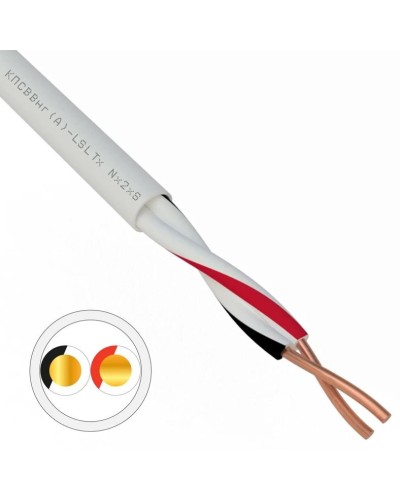 КПСВВнг(А)-LSLTx 1х2х0,75 REXANT (01-4871). Кабель для систем передачи данных пониженной пожароопасности c низким дымо- и газовыделением, с низкой токсичностью продуктов горения. Rexant в Реутове