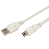 Кабель USB-A – mini USB, 1А, 1,8м, ПВХ, белый REXANT (18-1134): Кабель для программирования