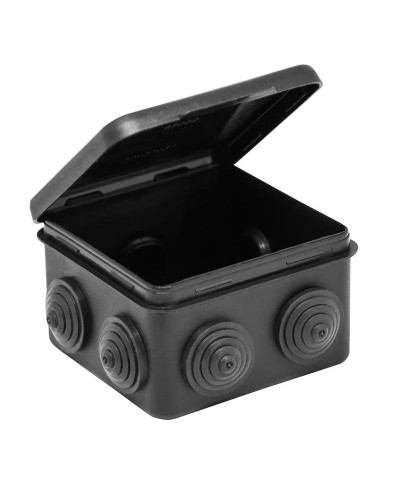 Коробка TYCO ОП 80х80х50мм откидная крышка УХЛ1 IP54 черный (67040МЧ). Коробка распределительная. RuVinil в Реутове