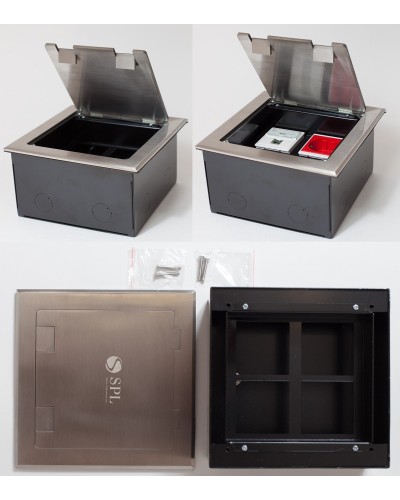 Люк на 4 поста (45х45), из нержавеющей стали, с коробкой, IP40 (300014). Люк. SPL в Реутове