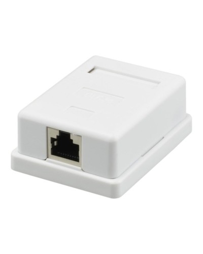 Розетка настенная RJ-45, 8P8C, Cat.5e, 1 порт FTP (10-0354). Компьютерная розетка. SUPRLAN в Реутове