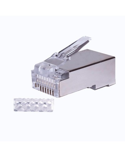 Коннекторы 8P8C FTP Cat.6 3U (RJ-45) (100шт) (10-0202). Разъем RJ-45. SUPRLAN в Реутове