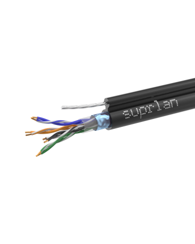 FTP Cat.5e 4x2xAWG24 Cu PE Outdoor T-FG8 (трос) Median (01-1035-1). Кабель «витая пара» (LAN) для структурированных систем связи. SUPRLAN в Реутове