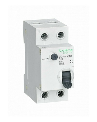 City9 Set 1P+N С 25А 4.5kA 30мА A 230В (C9D55625). Автоматический выключатель дифференциального тока. Systeme Electric в Реутове