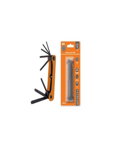 Набор ключей TORX раскладной 8шт.: T9-T40, углеродистая сталь Гранит TDM (SQ1020-0211). Набор ключей. TDM ЕLECTRIC в Реутове