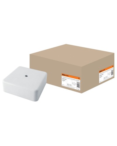 Коробка КР 50х50х20 ОП белая, IP40 (SQ1401-0201). Распаячная коробка. TDM ЕLECTRIC в Реутове