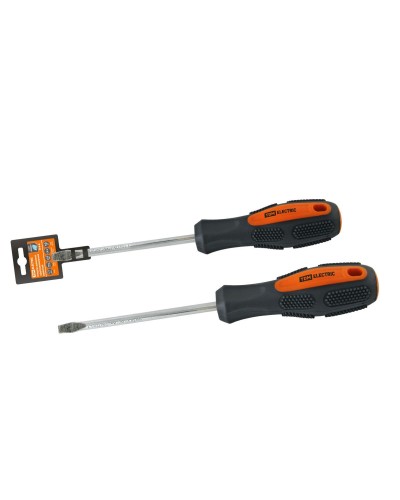 Отвертка шлицевая двухкомпонентная CR-V, тип SL6.5x150 "Алмаз" TDM (SQ1006-1010): Отвертка шлицевая двухкомпонентная в Реутове