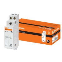 КМ 63/2-25 1НО;1НЗ (SQ0213-0007). Контактор модульный. TDM ЕLECTRIC