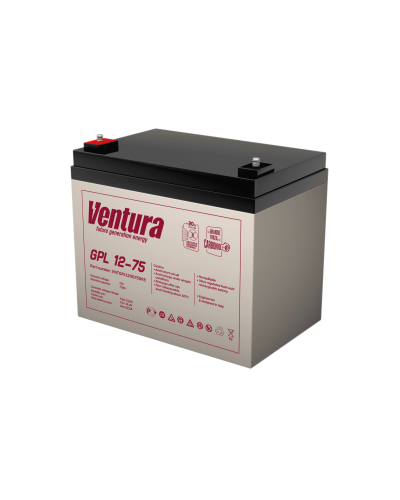 Ventura GPL 12-75. Аккумулятор герметичный свинцово-кислотный. Ventura в Реутове