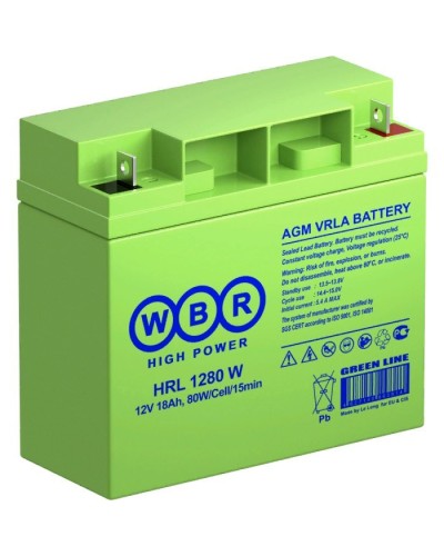 WBR HRL1280W. Аккумулятор герметичный свинцово-кислотный. WBR в Реутове