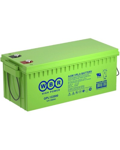 WBR GPL122000. Аккумулятор герметичный свинцово-кислотный. WBR в Реутове