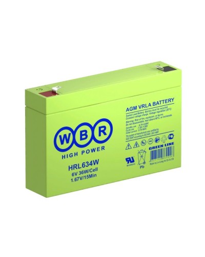 WBR HRL634W. Аккумулятор герметичный свинцово-кислотный. WBR в Реутове