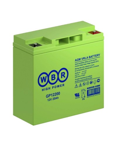WBR GP12200. Аккумулятор герметичный свинцово-кислотный. WBR в Реутове