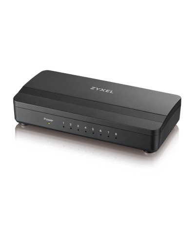 GS-108SV2-EU0101F. Коммутатор 8 портов 1000 Мбит/с, настольный. ZYXEL в Реутове