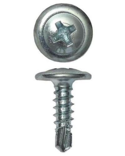 Саморез с пресс-шайбой 4.2х19 со сверлом (200 шт) (CM274019). Саморез с пресс-шайбой. ДКС в Реутове