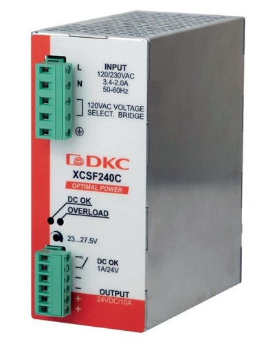 Источник питания однофазный, 240Вт, 5А, 48В (XCSF240DP). Источник питания OPTIMAL POWER однофазный, с ORing диодом. ДКС в Реутове