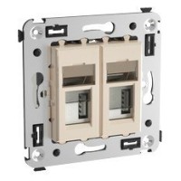 Розетка USB в стену Avanti ванильная дымка (4405543). Розетка USB. ДКС