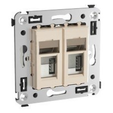 Розетка USB в стену Avanti ванильная дымка (4405543). Розетка USB. ДКС