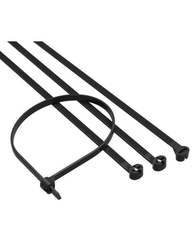 Хомут 3,6x300 P6.6, черный (100шт) (21310SR): Хомут с двойным замком в Реутове